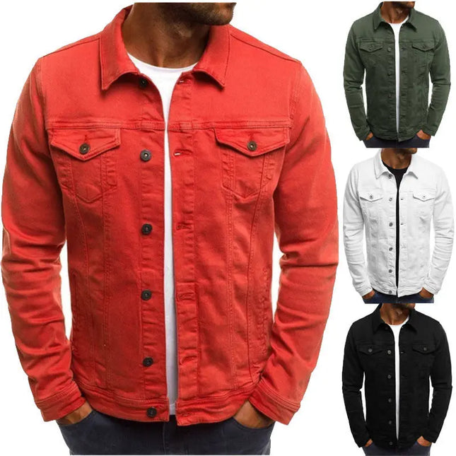 Casual Men's Denim Button Jacket Shirt - Stylish & Comfortable Alfra Retail 1
