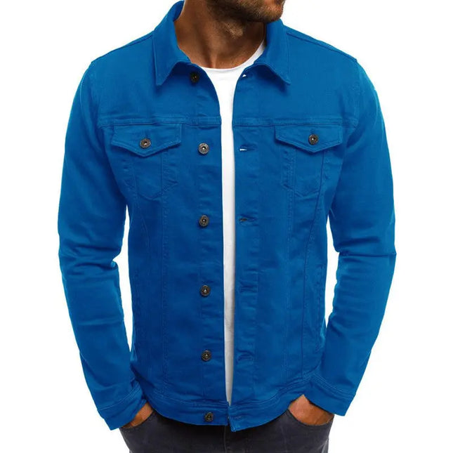 Casual Men's Denim Button Jacket Shirt - Stylish & Comfortable Alfra Retail 1