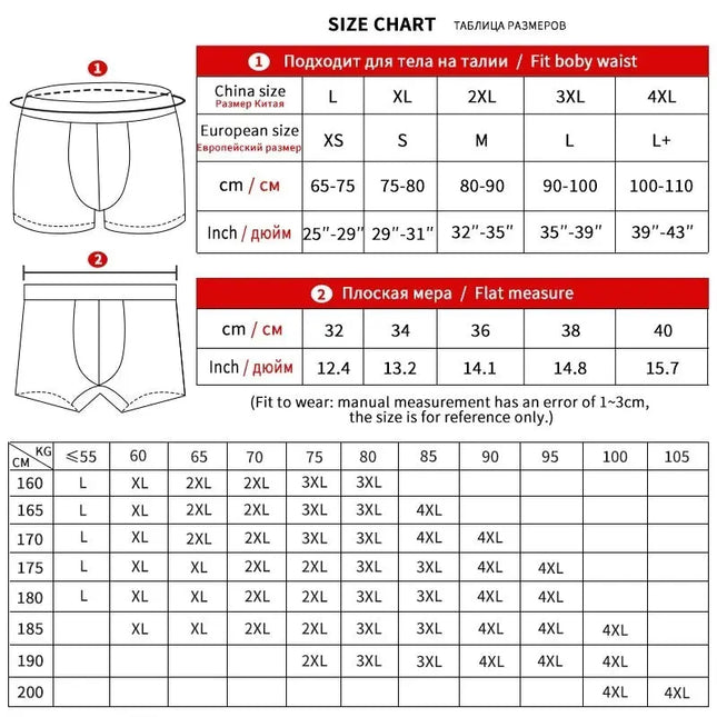 Men's 4-Pack Cotton Boxer Underwear - Soft & Comfortable, Solid Color, Jacquard Weaving, Non-Woven Fabric, Available in Sizes L, XL, XXL, XXXL Menswear Aesthetic Asian Classic Alfra Retail 1