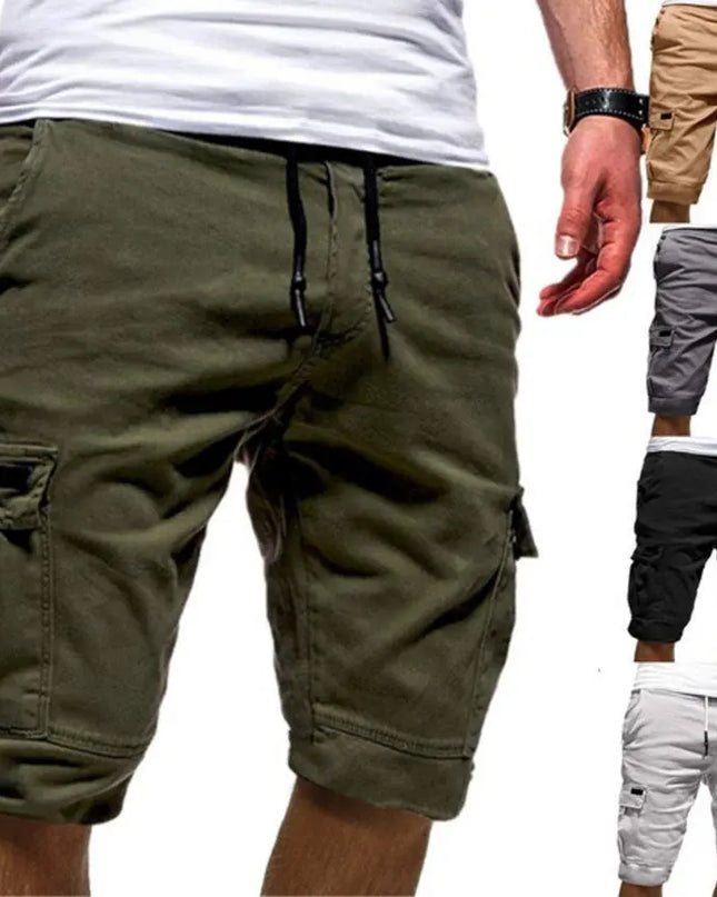 Men's Casual Jogger Shorts – Military Combat & Workout Gym Trousers for Summer Fashion Menswear Alfra Retail 1