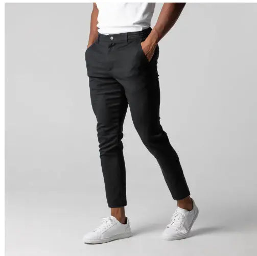 Men's Cotton Trousers – Stylish & Versatile All-Match Business Casual Pants Alfra Retail 1