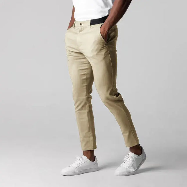 Men's Cotton Trousers – Stylish & Versatile All-Match Business Casual Pants Alfra Retail 1