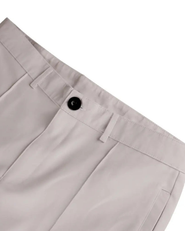 Men's Double Fold Line Solid Color Casual Suit Pants - Stylish & Comfortable Alfra Retail 1
