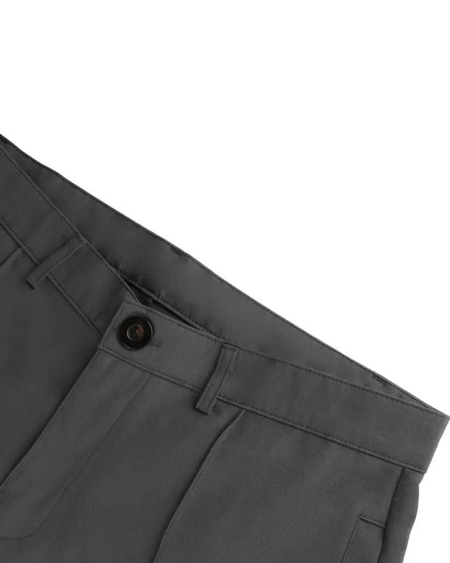 Men's Double Fold Line Solid Color Casual Suit Pants - Stylish & Comfortable Alfra Retail 1