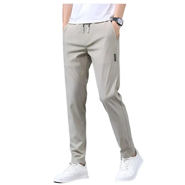 Men's Loose Straight Sweatpants - Thin Casual Pants for Everyday Wear Alfra Retail 1