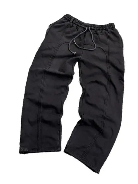 Men's Stretch Rope Sweatpants - Comfortable Casual Trousers Fashion Green Alfra Retail 1