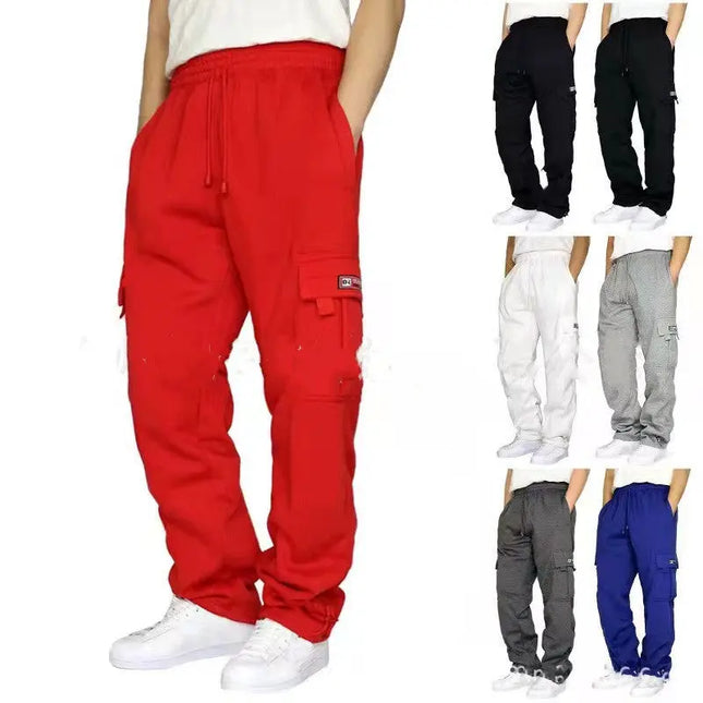 Men's Stretch Sweatpants - Elastic Waist Jogger Sports Pants with Drawstring Trousers Alfra Retail 1