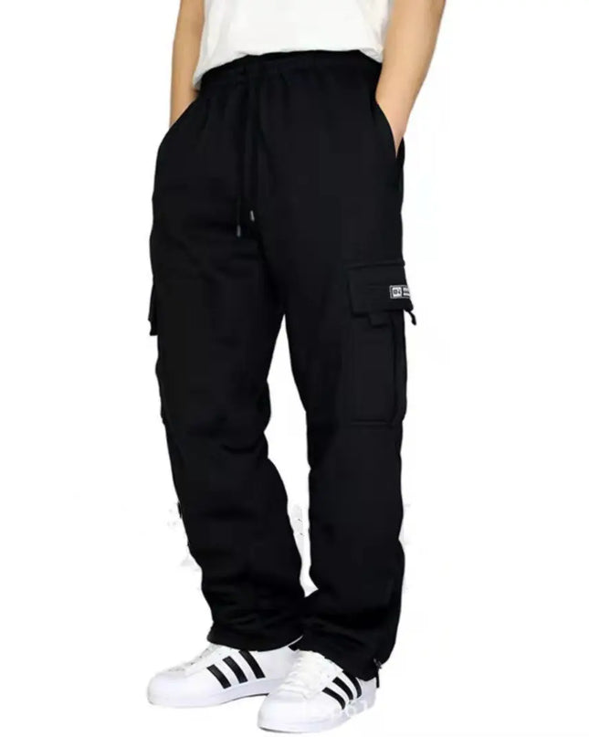 Men's Stretch Sweatpants - Elastic Waist Jogger Sports Pants with Drawstring Trousers Alfra Retail 1