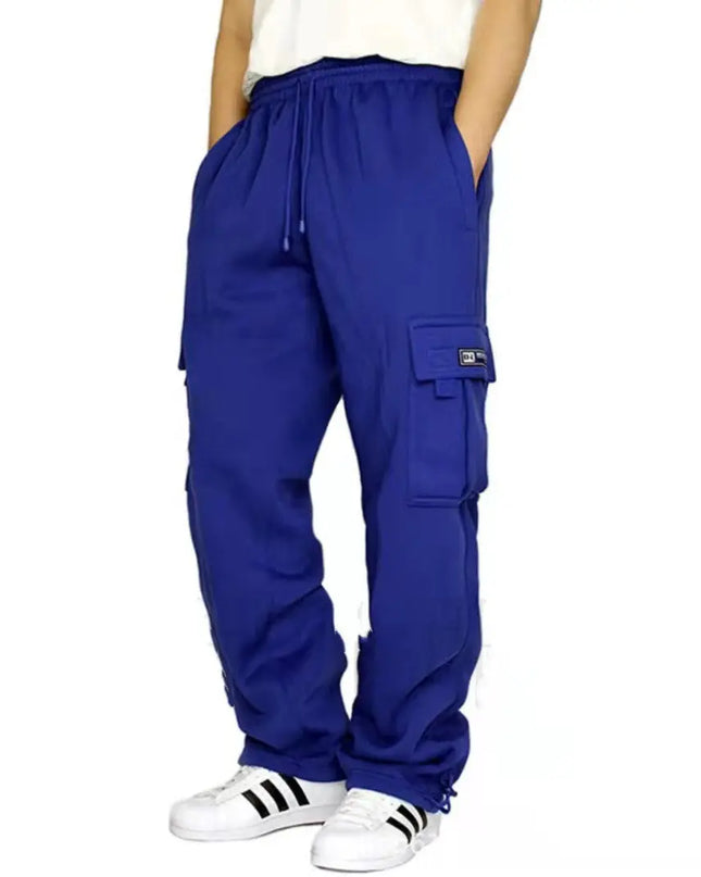 Men's Stretch Sweatpants - Elastic Waist Jogger Sports Pants with Drawstring Trousers Alfra Retail 1