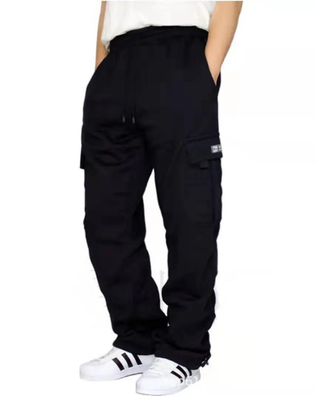 Men's Stretch Sweatpants - Elastic Waist Jogger Sports Pants with Drawstring Trousers Alfra Retail 1
