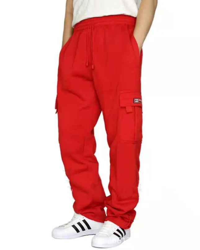 Men's Stretch Sweatpants - Elastic Waist Jogger Sports Pants with Drawstring Trousers Alfra Retail 1