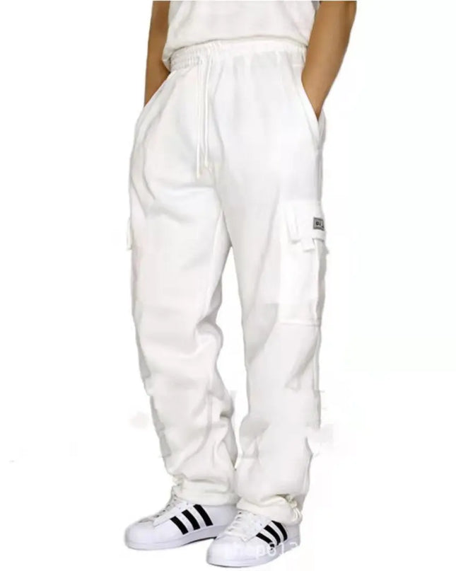 Men's Stretch Sweatpants - Elastic Waist Jogger Sports Pants with Drawstring Trousers Alfra Retail 1